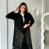 Front Embroidered Abaya