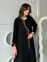 Floral Hand-Embroidered Abaya