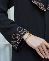 Embroidered Collared shape Abaya