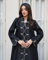 Hand Embroidered Edge Abaya