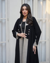 Two-Tone Jacket Cut Abaya