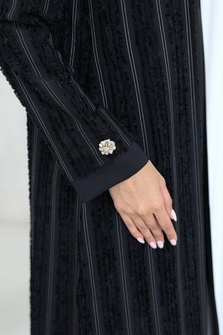 Midnight Textured Abaya
