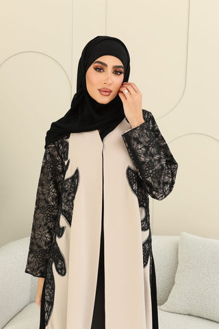 Sheila with Attached Headband & Matching Niqab Set